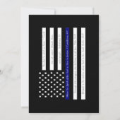 Blue Scripture Flag Retirement Party 招待状 (裏面)