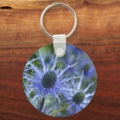 Blue Sea Holly Thistle キーホルダー (正面)