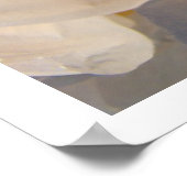 Blue SEAGLASS Fine art prints SEA GLASS Beach ポスター (角)