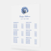 Blue Seashell Logo Price List アクリルサイン (傾斜)