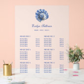 Blue Seashell Logo Price List アクリルサイン (ウェディング)
