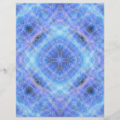 Blue Serene Gardens Bulk Scrapbook Paper Pages チラシ (正面)