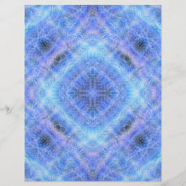 Blue Serene Gardens Bulk Scrapbook Paper Pages チラシ