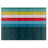 Blue Shades間の赤ストライプと黄色の カッティングボード (正面)