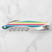 Blue Shades間の赤ストライプと黄色の ソムリエナイフ (裏面)