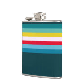 Blue Shades間の赤ストライプと黄色の フラスク (左)