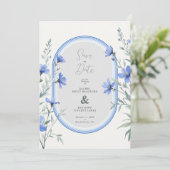 Blue Shades Cherish Botanical Wildflowers Branches セーブザデート (スタンド正面)