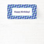 Blue Shapes誕生日 横断幕 (インサイチュ)