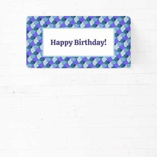 Blue Shapes誕生日 横断幕 (インサイチュ)