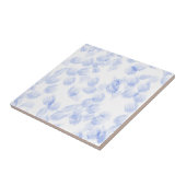 Blue Shapes Pattern Ceramic Tile タイル (側面)