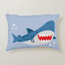 Blue shark accent pillow アクセントクッション