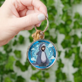 Blue Shark Boy Anime Art キーホルダー (手)