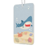 Blue shark car mat  カーエアーフレッシュナー (左)