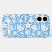 Blue Shells Personalized Case-Mate iPhoneケース (裏面 (横))