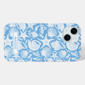 Blue Shells Personalized Case-Mate iPhoneケース (裏面 (横))
