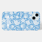 Blue Shells Personalized Case-Mate iPhoneケース (裏面 (横))