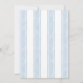 Blue She's Off the Marketブライダルシャワー 招待状 (裏面)