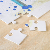 Blue Shoes Illustration ジグソーパズル (側面)