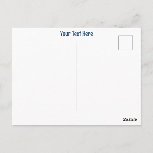 Blue Silk ポストカード (裏面)