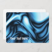 Blue Silk 招待状 (正面/裏面)