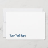 Blue Silk 招待状 (裏面)