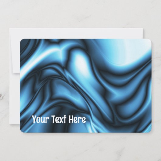 Blue Silk 招待状 (正面)