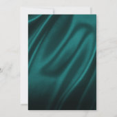 Blue Silk 18th Birthday Party Invitation Card 招待状 (裏面)