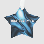 Blue Silk wave オーナメント (裏面)