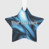 Blue Silk wave オーナメント (正面)