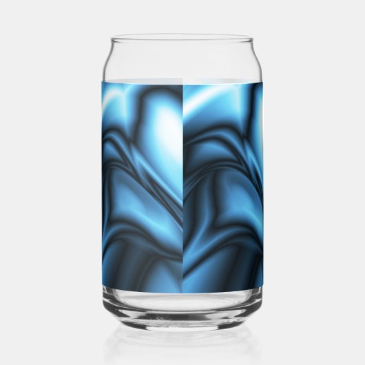 Blue Silk wave ガラス缶 (左)