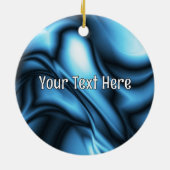 Blue Silk wave セラミックオーナメント (裏面)