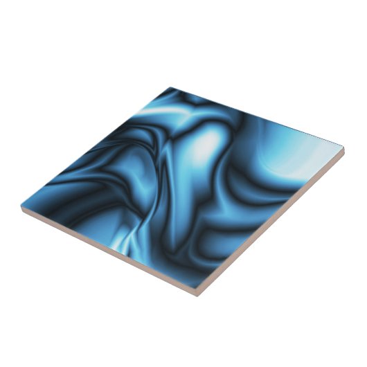 Blue Silk wave タイル (側面)