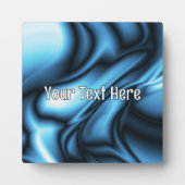 Blue Silk wave フォトプラーク (正面)