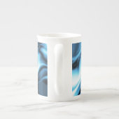 Blue Silk wave ボーンチャイナマグカップ (裏面)