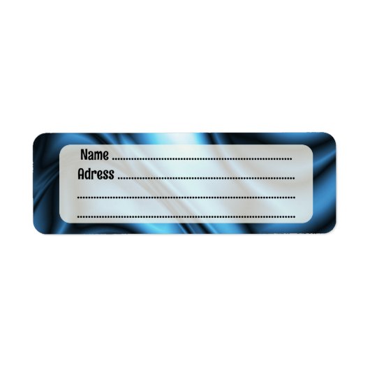 Blue Silk wave ラベル (正面)
