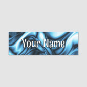 Blue Silk wave 名札 (正面)