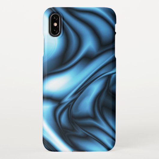 Blue Silk wave iPhoneケース (裏面)