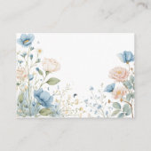 Blue Silly Goose Diaper Raffle Ticket エンクロージャーカード (裏面)