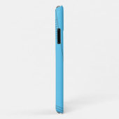 Blue, simple, elegant, abstract line pattern Case-Mate iPhoneケース (裏面/右)