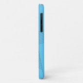 Blue, simple, elegant, abstract line pattern Case-Mate iPhoneケース (裏面/左)