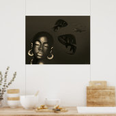 Blue Siren Art Poster ポスター (キッチン)