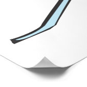 Blue Ski Fast ポスター (角)