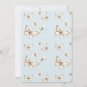 Blue Skies & Butterflies Wedding 招待状 (裏面)