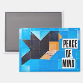 Blue Skies Robin Bluebird Peace of Mind Calming マグネット (正面/裏面)