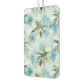 Blue Skies Tropical Island Palm Trees   カーエアーフレッシュナー (左)