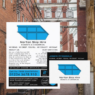 Blue Skip、Skip/Dumpster Company 広告's チラシ