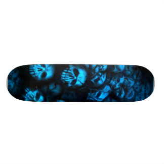 Blue skulls-Skateboard スケートボード