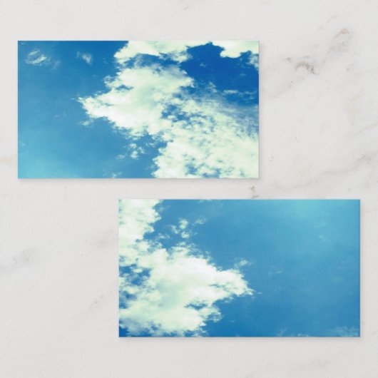 blue sky名刺テンプレート写真アート 名刺 (正面/裏面)