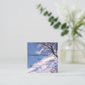 Blue Sky名刺 スクエア名刺 (スタンド正面)