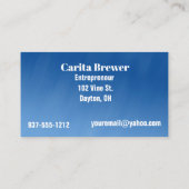 Blue Sky名刺 名刺 (裏面)